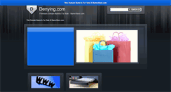 Desktop Screenshot of denying.com
